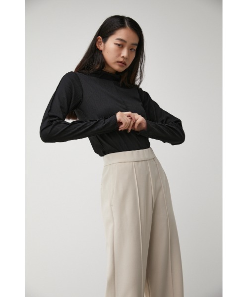 MELLOW SHIRRING TOPS/メロウシャーリングトップス（Tシャツ