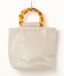 Casselini | Casselini(キャセリーニ)メタリックチュールハンドバッグ(ハンドバッグ)