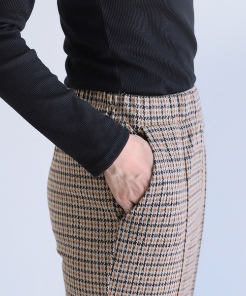 reca(レカ)の「チェックイージースリットパンツ(その他パンツ・レディース・ベージュ/キャメル・FREE)」の21枚目の写真