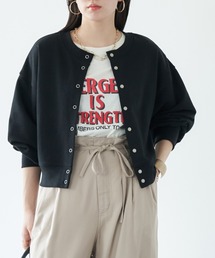 earth music&ecology（アースミュージックアンドエコロジー）の「前後2wayリングスナップカーディガン cardigan（カーディガン/ボレロ・レディース）」