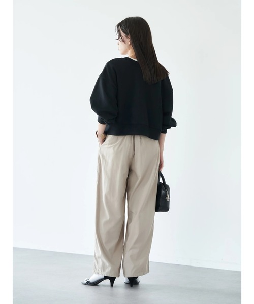 earth music&ecology（アースミュージックアンドエコロジー）の「前後2wayリングスナップカーディガン cardigan（カーディガン/ボレロ・レディース・レッド/ブラック/ブルー/ライトベージュ/グリーン・FREE）」の11枚目の写真