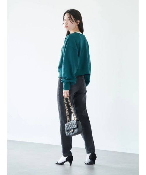 earth music&ecology（アースミュージックアンドエコロジー）の「前後2wayリングスナップカーディガン cardigan（カーディガン/ボレロ・レディース・レッド/ブラック/ブルー/ライトベージュ/グリーン・FREE）」の19枚目の写真