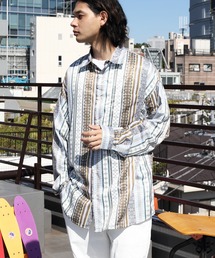 ８(eight)（エイト）の「総柄オーバーシャツ（シャツ/ブラウス）」