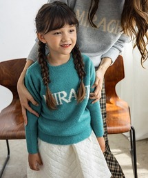 lulpini | [lulpini] ふんわりシャギーロゴニット(ニット/セーター)