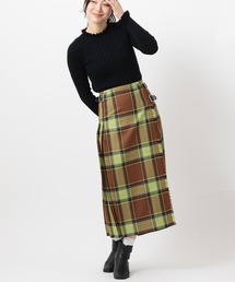 値下げ⭐︎O'NEIL OF DUBLIN プリーツスカート GB 8 O'NEIL of DUBLIN（オニールオブダブリン） スカート 8 グリーン