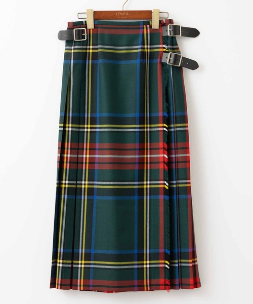 スカート O'NEIL OF DUBLIN 83cm O'neil of Dublin - 両脇ベルト 後プリーツスカート （定番