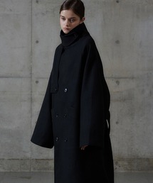 cussil | 【cussil/クシル】ウールライク ヘビーメルトン ルーズスリーブトレンチコート/ロングコート(トレンチコート)
