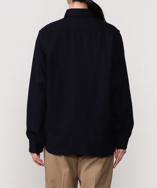Buzz Rickson's(バズリクソンズ)の「BUZZ RICKSON'S | ウールフランネル C.P.O.シャツ WOMEN(シャツ/ブラウス・レディース・ネイビー・38)」の6枚目の写真