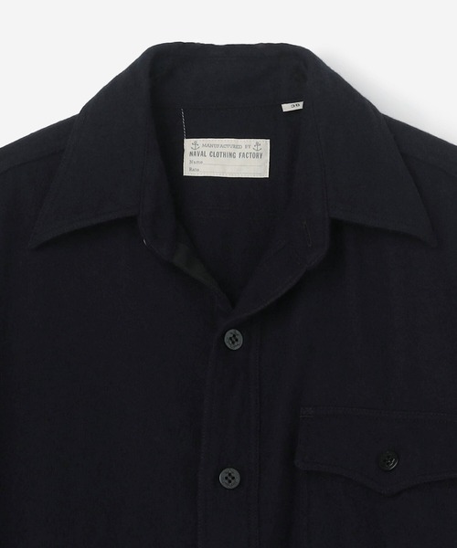 Buzz Rickson's(バズリクソンズ)の「BUZZ RICKSON'S | ウールフランネル C.P.O.シャツ WOMEN(シャツ/ブラウス・レディース・ネイビー・38)」の9枚目の写真