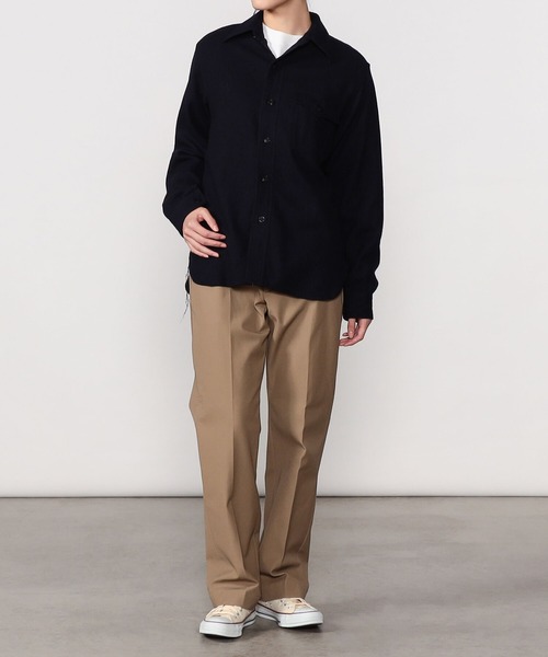 Buzz Rickson's(バズリクソンズ)の「BUZZ RICKSON'S | ウールフランネル C.P.O.シャツ WOMEN(シャツ/ブラウス・レディース・ネイビー・38)」の3枚目の写真