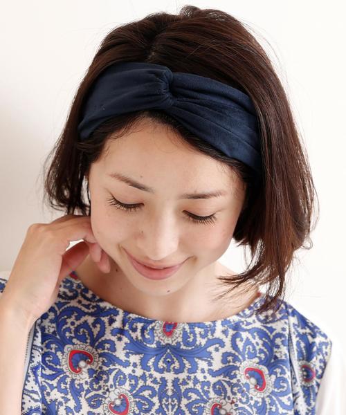 BEAUTY&YOUTH UNITED ARROWS（ビューティーアンドユースユナイテッドアローズ）の「BYSFN フェイクスウェード ヘアバンド◆（ヘアバンド・レディース・ブラック/モカ/ネイビー/ダークブラウン・フリー）」の4枚目の写真
