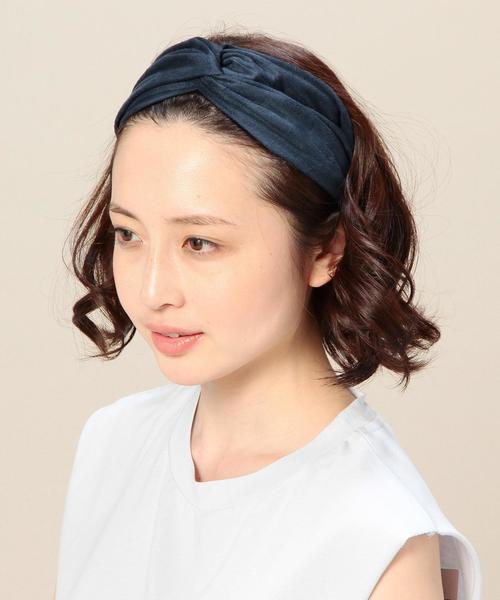 BEAUTY&YOUTH UNITED ARROWS（ビューティーアンドユースユナイテッドアローズ）の「BYSFN フェイクスウェード ヘアバンド◆（ヘアバンド・レディース・ブラック/モカ/ネイビー/ダークブラウン・フリー）」の10枚目の写真