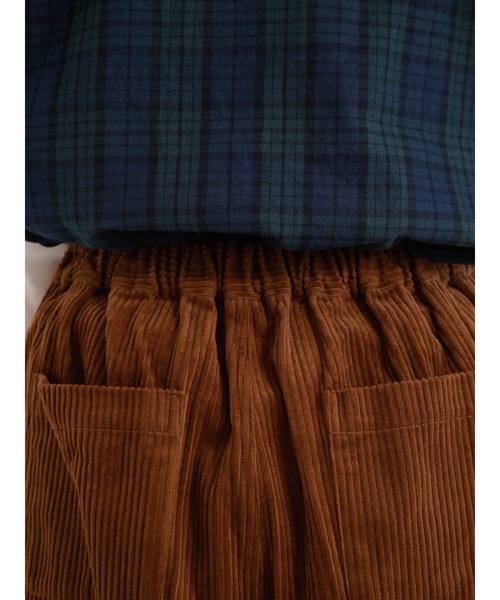 Samansa Mos2（サマンサ モスモス）の「太コーデュロイタックパンツ（その他パンツ・レディース・ピンク/ベージュ/ネイビー/ブラウン・ﾌﾘ-）」の20枚目の写真