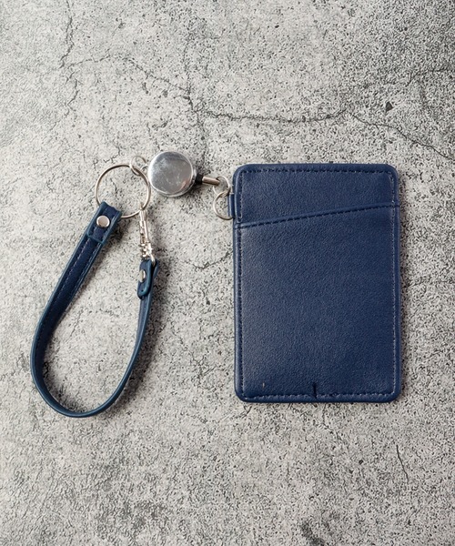 FUNALIVE（ファンアライブ）の「BNS select リール付パスケース（合成皮革）（パスケース・メンズ・キャメル/ホワイト/イエロー/ネイビー/ライトブルー/ライトピンク/ブラック/ブルー/グレー系その他/ベージュ系その他/ブラック系その他・FREE）」の7枚目の写真