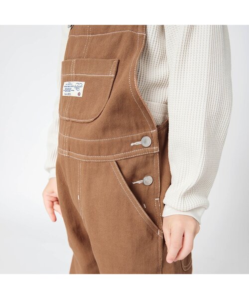 BREEZE（ブリーズ）の「サロペット（サロペット/オーバーオール・キッズ・ブルー/キャメル/ネイビー・80/110/100/120/130/90）」の5枚目の写真