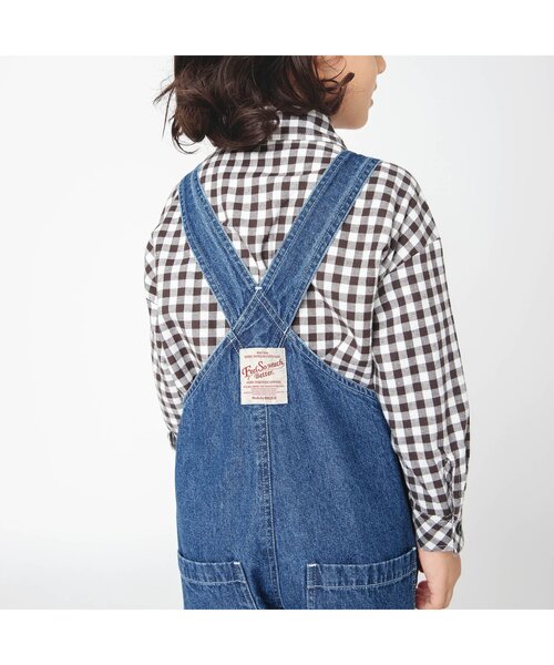 BREEZE（ブリーズ）の「サロペット（サロペット/オーバーオール・キッズ・ブルー/キャメル/ネイビー・80/110/100/120/130/90）」の6枚目の写真