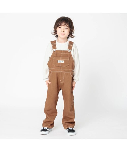 BREEZE（ブリーズ）の「サロペット（サロペット/オーバーオール・キッズ・ブルー/キャメル/ネイビー・80/110/100/120/130/90）」の10枚目の写真
