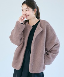 coca（coca）（コカ）の「＼新色登場／ノーカラーボアブルゾン（ブルゾン）」