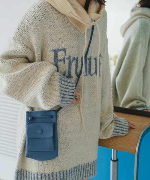 Kastane（カスタネ）の「【新色追加】ポケット付きミニショルダーBAG（ショルダーバッグ・レディース・アイボリー/ブラック/グリーン系その他/ブルー/パープル・FREE）」の13枚目の写真