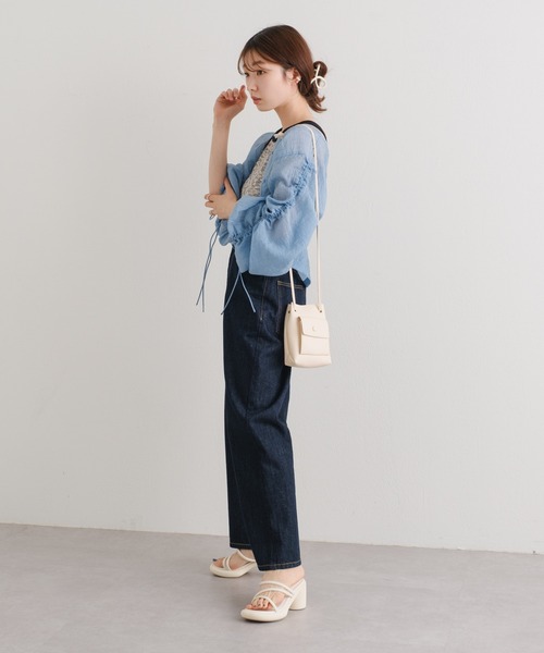 Kastane（カスタネ）の「【新色追加】ポケット付きミニショルダーBAG（ショルダーバッグ・レディース・アイボリー/ブラック/グリーン系その他/ブルー/パープル・FREE）」の19枚目の写真