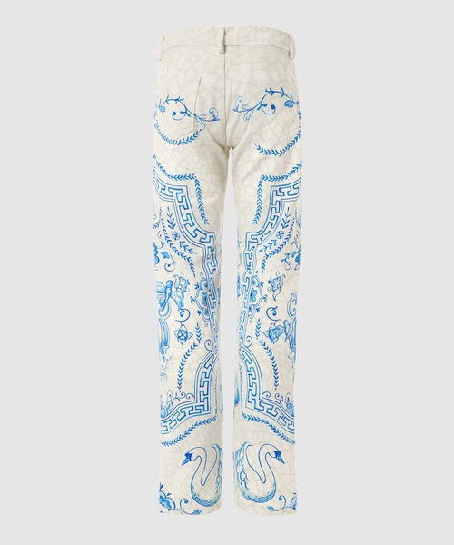 Casablanca(カサブランカ)の「PRINTED DENIM PRINTED STRAIGHT LEG JEANS(デニムパンツ・メンズ・ブルー系その他・30/32)」の2枚目の写真
