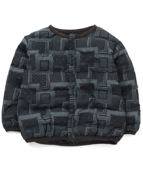 F.O.KIDS（エフオーキッズ）の「ライトインナージャケット_ウォッシャブル（ダウンジャケット/コート・キッズ・カモフラージュ/チャコール/ブルー/ゴールド/ブラック・140/130/120/110/100/95/90/80）」の2枚目の写真