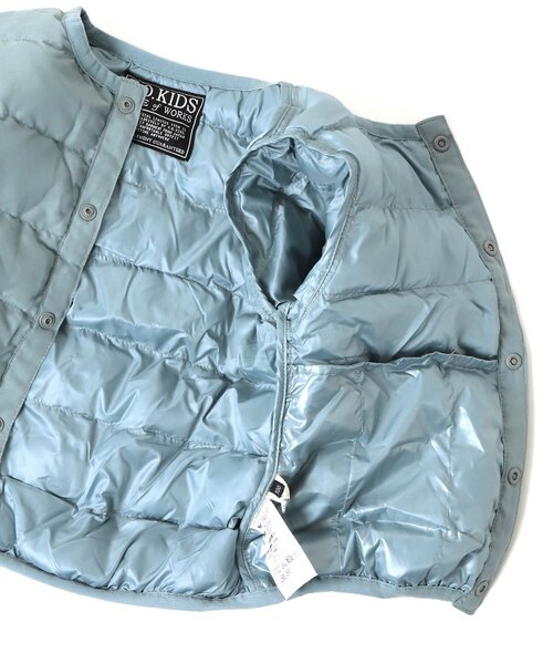 F.O.KIDS（エフオーキッズ）の「ライトインナージャケット_ウォッシャブル（ダウンジャケット/コート・キッズ・カモフラージュ/チャコール/ブルー/ゴールド/ブラック・140/130/120/110/100/95/90/80）」の14枚目の写真