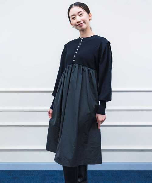 ジェンヌコレクションコラボアイテム 星南のぞみさんモデル パール2wayニットワンピース ワンピース Nolley S ノーリーズ のファッション通販 Zozotown