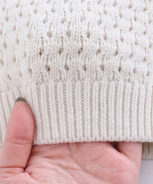 lulpini（ルルピー二）の「[lulpini] クルーネックケーブルニット（ニット/セーター・キッズ・アイボリー/イエロー・S/M/L）」の14枚目の写真
