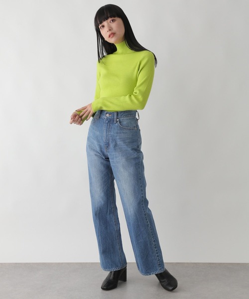 LOWRYS FARM(ローリーズファーム)の「12Gカラーリブタートル 294873(ニット/セーター・レディース・ホワイト/ブラウン/レッド/グリーン/ブラック・FREE)」の15枚目の写真