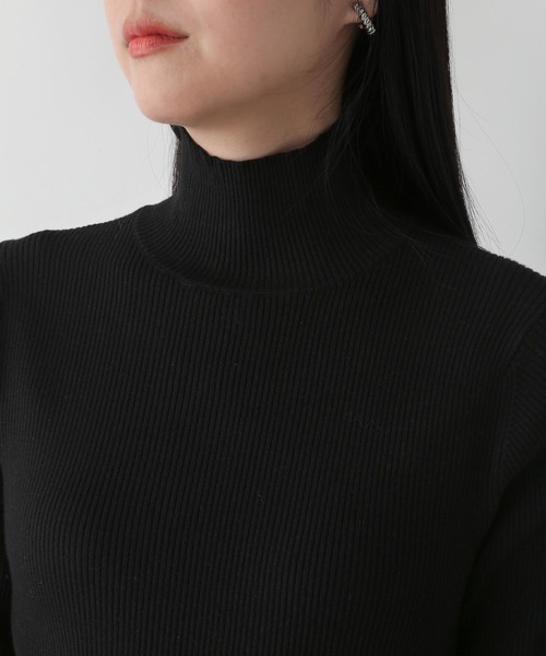 LOWRYS FARM(ローリーズファーム)の「12Gカラーリブタートル 294873(ニット/セーター・レディース・ホワイト/ブラウン/レッド/グリーン/ブラック・FREE)」の19枚目の写真