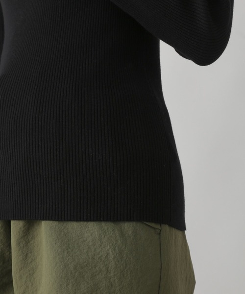 LOWRYS FARM(ローリーズファーム)の「12Gカラーリブタートル 294873(ニット/セーター・レディース・ホワイト/ブラウン/レッド/グリーン/ブラック・FREE)」の21枚目の写真