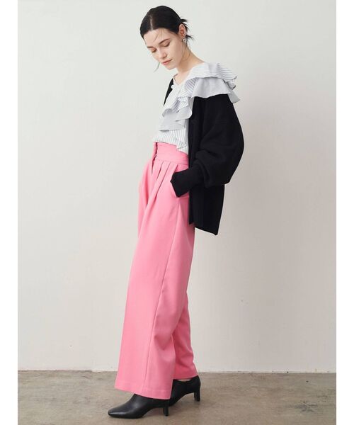 ELENDEEK（エレンディーク）の「ウエストコンシャスニットカーディガン（カーディガン/ボレロ・レディース・ライトグレー/ブラック/ミント・FREE）」の11枚目の写真