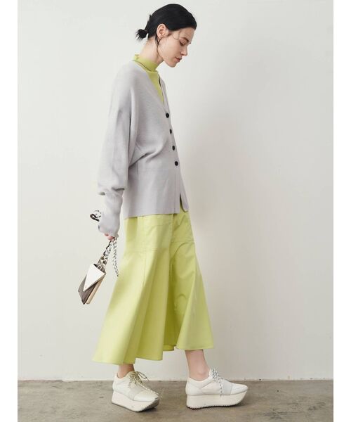 ELENDEEK（エレンディーク）の「ウエストコンシャスニットカーディガン（カーディガン/ボレロ・レディース・ライトグレー/ブラック/ミント・FREE）」の14枚目の写真