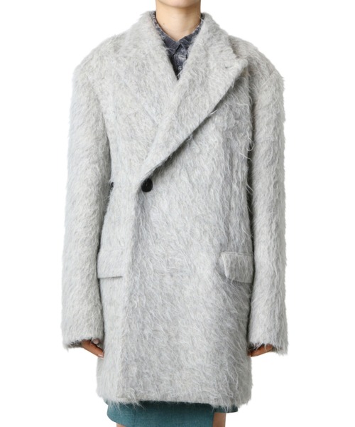 LE CIEL BLEU(ルシェルブルー)の「スリーアルパカシャギーテーラードジャケット / Suri Alpaca Shaggy Tailored Jacket(その他アウター・レディース・グレー/ブラウン・36)」の4枚目の写真