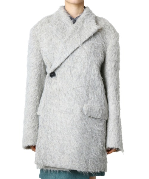 LE CIEL BLEU(ルシェルブルー)の「スリーアルパカシャギーテーラードジャケット / Suri Alpaca Shaggy Tailored Jacket(その他アウター・レディース・グレー/ブラウン・36)」の5枚目の写真