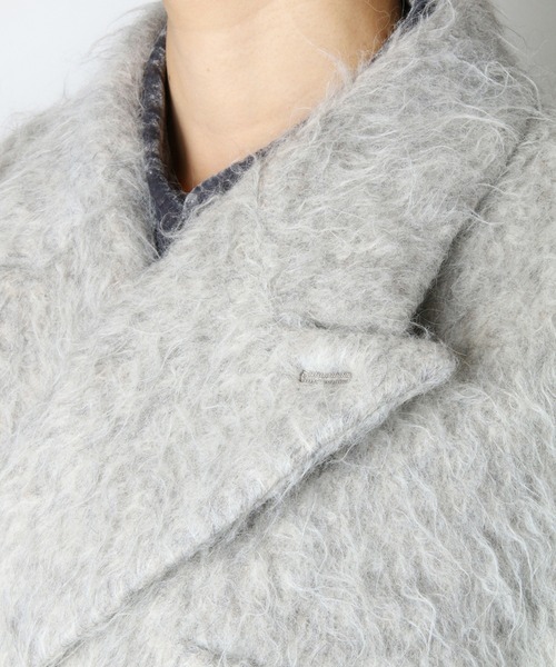 LE CIEL BLEU(ルシェルブルー)の「スリーアルパカシャギーテーラードジャケット / Suri Alpaca Shaggy Tailored Jacket(その他アウター・レディース・グレー/ブラウン・36)」の7枚目の写真