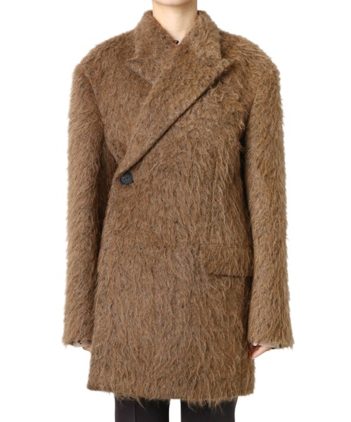 LE CIEL BLEU(ルシェルブルー)の「スリーアルパカシャギーテーラードジャケット / Suri Alpaca Shaggy Tailored Jacket(その他アウター・レディース・グレー/ブラウン・36)」の14枚目の写真