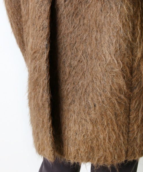 LE CIEL BLEU(ルシェルブルー)の「スリーアルパカシャギーテーラードジャケット / Suri Alpaca Shaggy Tailored Jacket(その他アウター・レディース・グレー/ブラウン・36)」の18枚目の写真