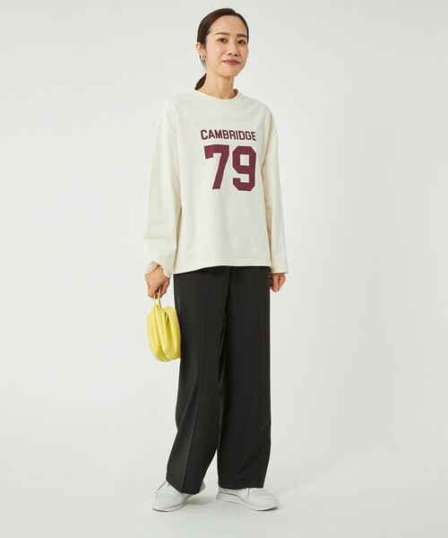 green label relaxing（グリーンレーベルリラクシング）の「［size SHORT/TALLあり］T/R/PU オルマイパンツ ワイド（その他パンツ・レディース・ブラック/ライトグレー/ピンク/ロイヤルブルー/その他1/ターコイズブルー・34/SHORT/40/TALL/42/44/36/38）」の13枚目の写真