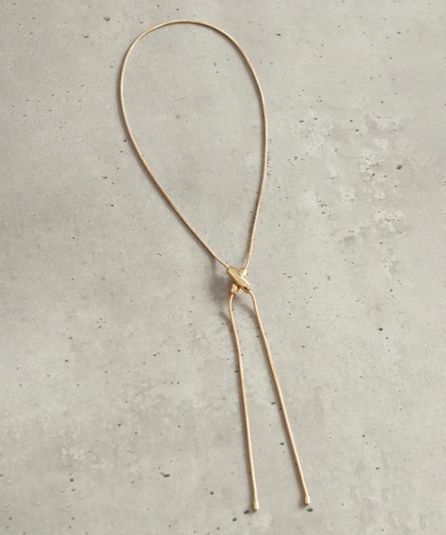 GOLDY（ゴールディ）の「【GOLDY】ループタイネックレス 3221101 / 3230904 / 3230309　※（ネックレス・レディース・ゴールド/シルバー系その他/ゴールド系その他/シルバー/シルバー系その他4/シルバー系その他6/シルバー系その他3/シルバー系その他5/ゴールド系その他6/ゴールド系その他3/ゴールド系その他4/ゴールド系その他5・FREE）」の9枚目の写真