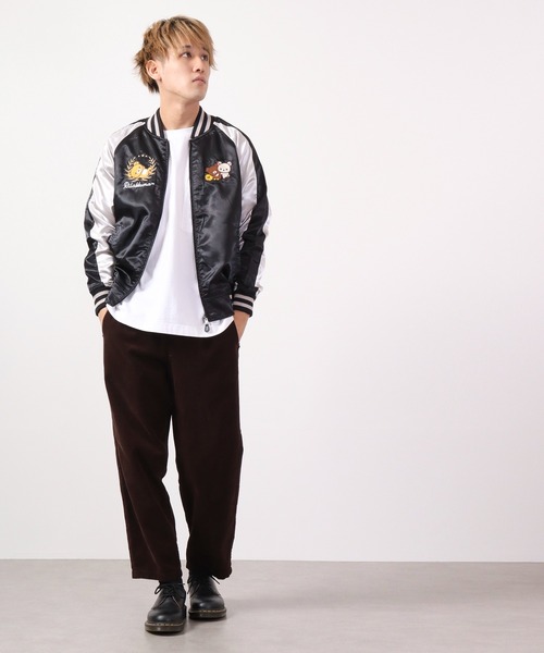 FUNALIVE（ファンアライブ）の「リラックマ キイロイトリ スカジャン（スカジャン・レディース・レッド/レッド系その他/ブラック/ブラック系その他・L/LL/M）」の10枚目の写真