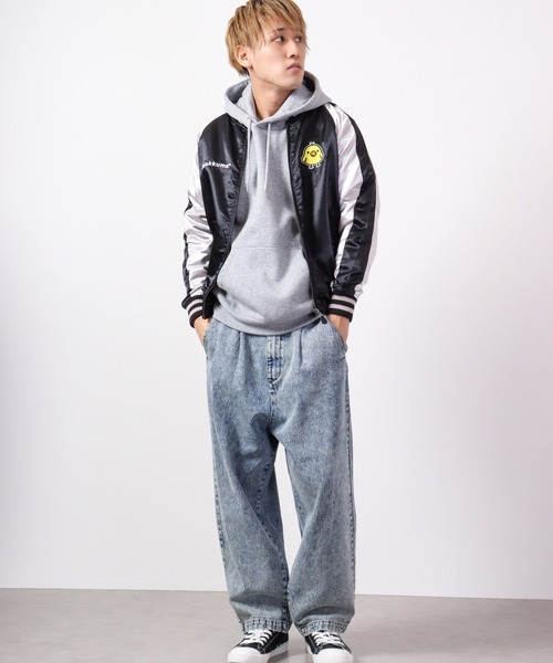 FUNALIVE（ファンアライブ）の「リラックマ キイロイトリ スカジャン（スカジャン・レディース・レッド/レッド系その他/ブラック/ブラック系その他・L/LL/M）」の17枚目の写真