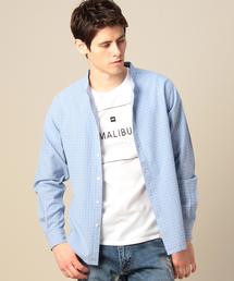 BEAUTY&YOUTH UNITED ARROWS | BY オリエンタル ドビー バンドカラー シャツ ◆(シャツ/ブラウス)