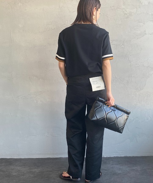 FRED PERRY ツインティップライン ワンポイントロゴ刺繍Tシャツ FRED PERRY（フレッドペリー）の「[FRED PERRY/フレッドペリー