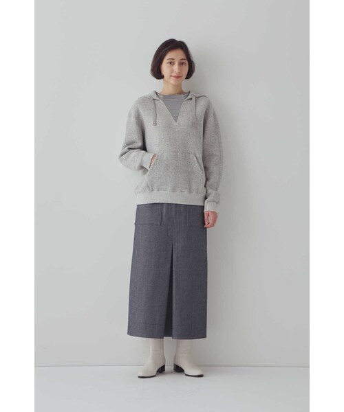 human woman(ヒューマンウーマン)の「◆マリン風デニムスカート(デニムスカート・レディース・ネイビー・SMALL/MEDIUM)」の5枚目の写真