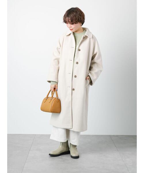 Lugnoncure（ルノンキュール）の「ステンカラーコート（ステンカラーコート・レディース・ブラック/モカ/ベージュ・ﾌﾘ-）」の4枚目の写真