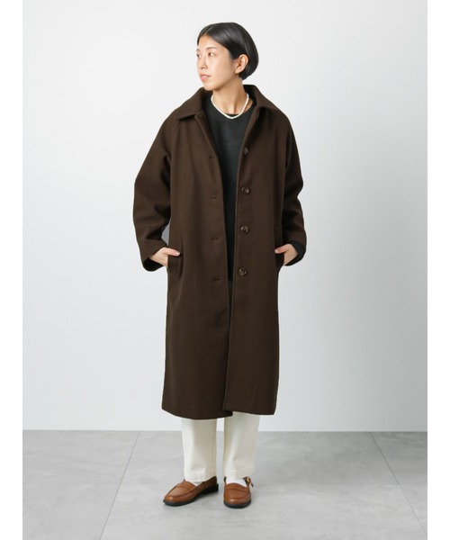 Lugnoncure（ルノンキュール）の「ステンカラーコート（ステンカラーコート・レディース・ブラック/モカ/ベージュ・ﾌﾘ-）」の3枚目の写真