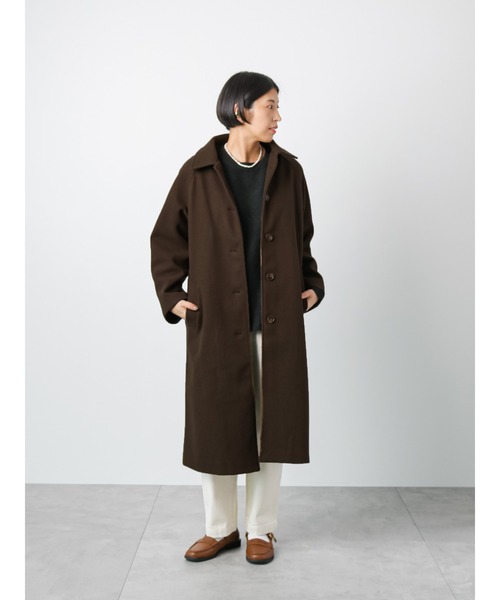 Lugnoncure（ルノンキュール）の「ステンカラーコート（ステンカラーコート・レディース・ブラック/モカ/ベージュ・ﾌﾘ-）」の6枚目の写真