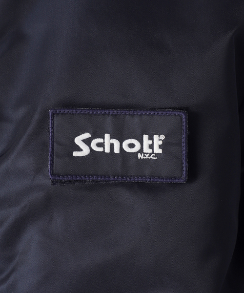 schott（ショット）の「【Schott / ショット】別注 NYLON MA-1（MA-1・メンズ・カーキ/ネイビー/ボルドー・MEDIUM/LARGE）」の17枚目の写真